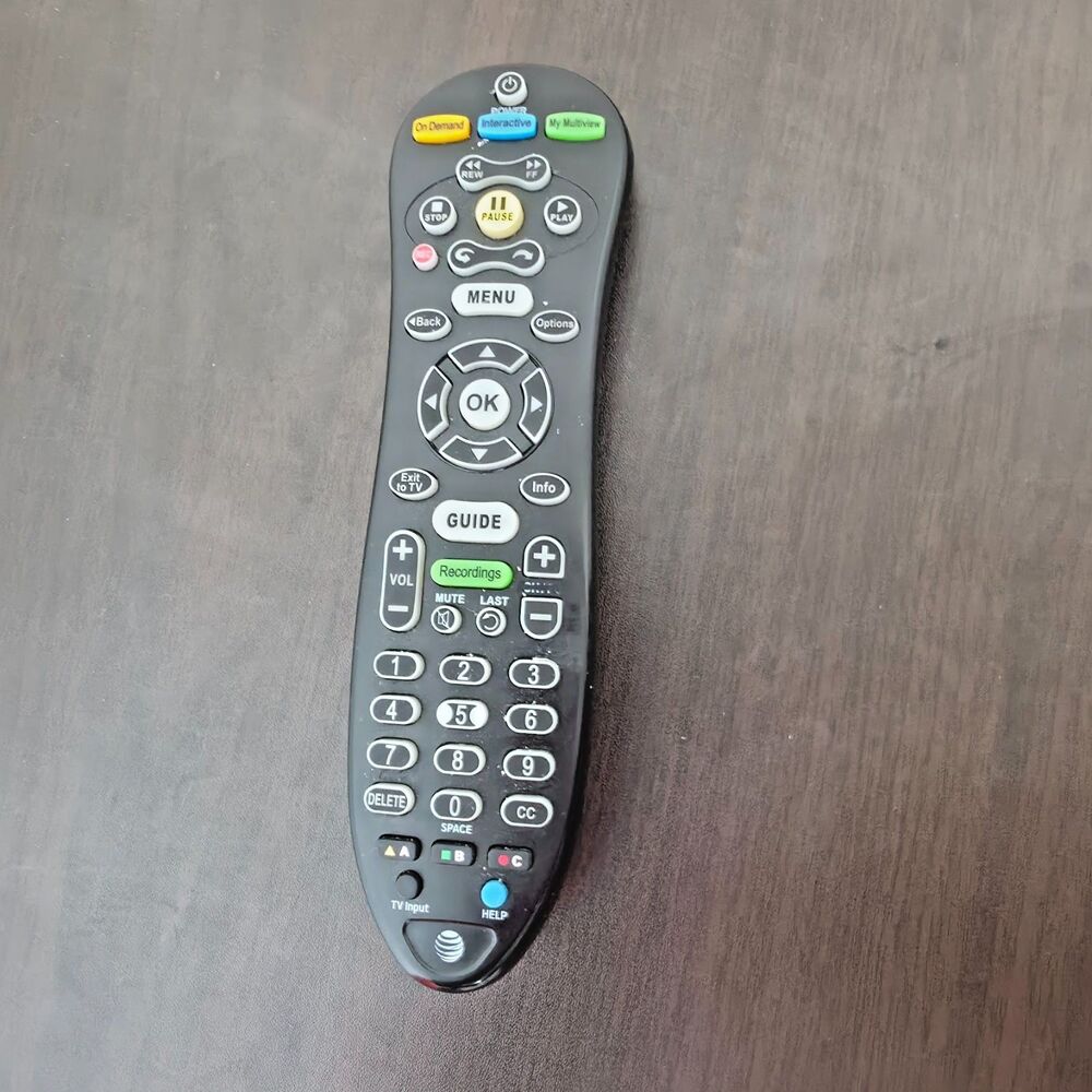 AT&T U-Verse S30-S1B Universal Remote Control Genuine OEM Tested Working Black